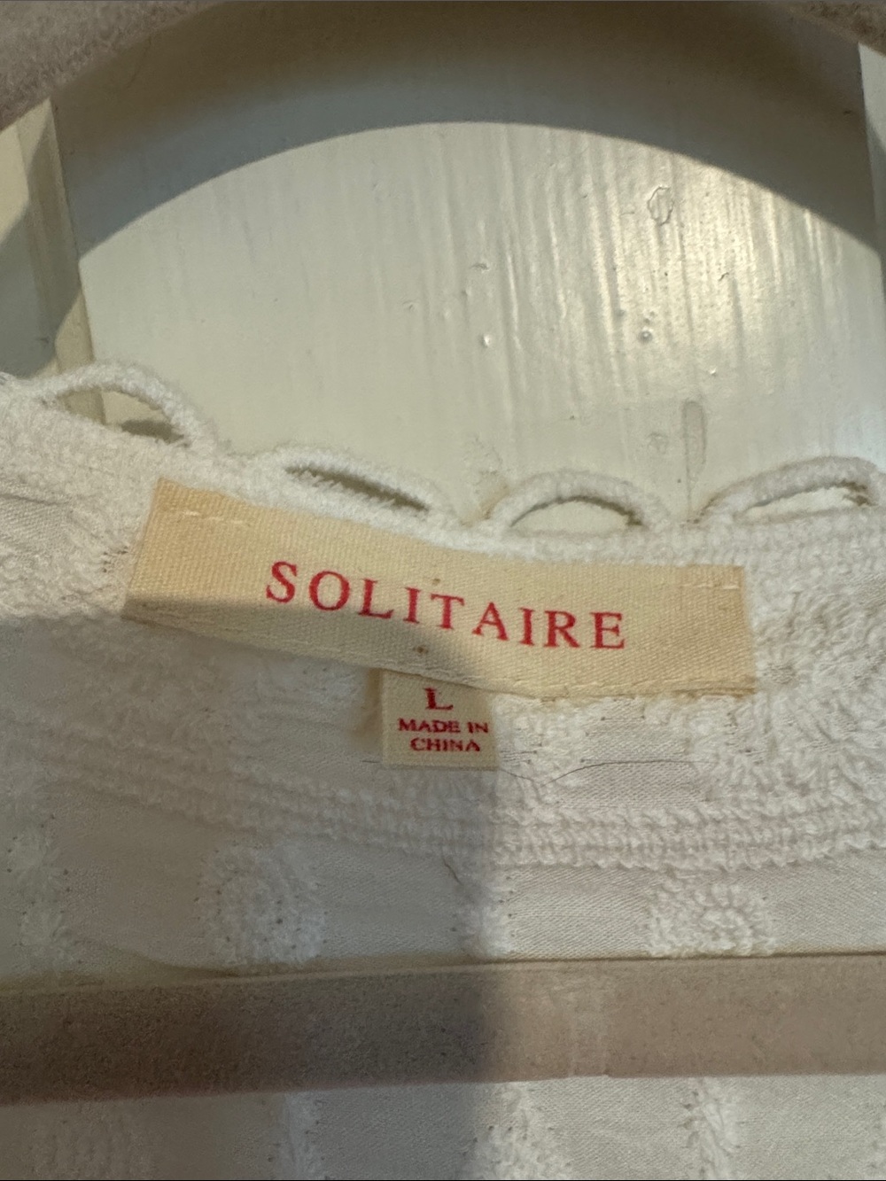 Solitaire White Crochet kimono cardigan Top - Picture 2 of 5